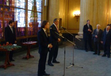  Auszeichnung in der russischen Botschaft zum 65. Jahrestages des Sieges